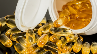 Fish oil capsules